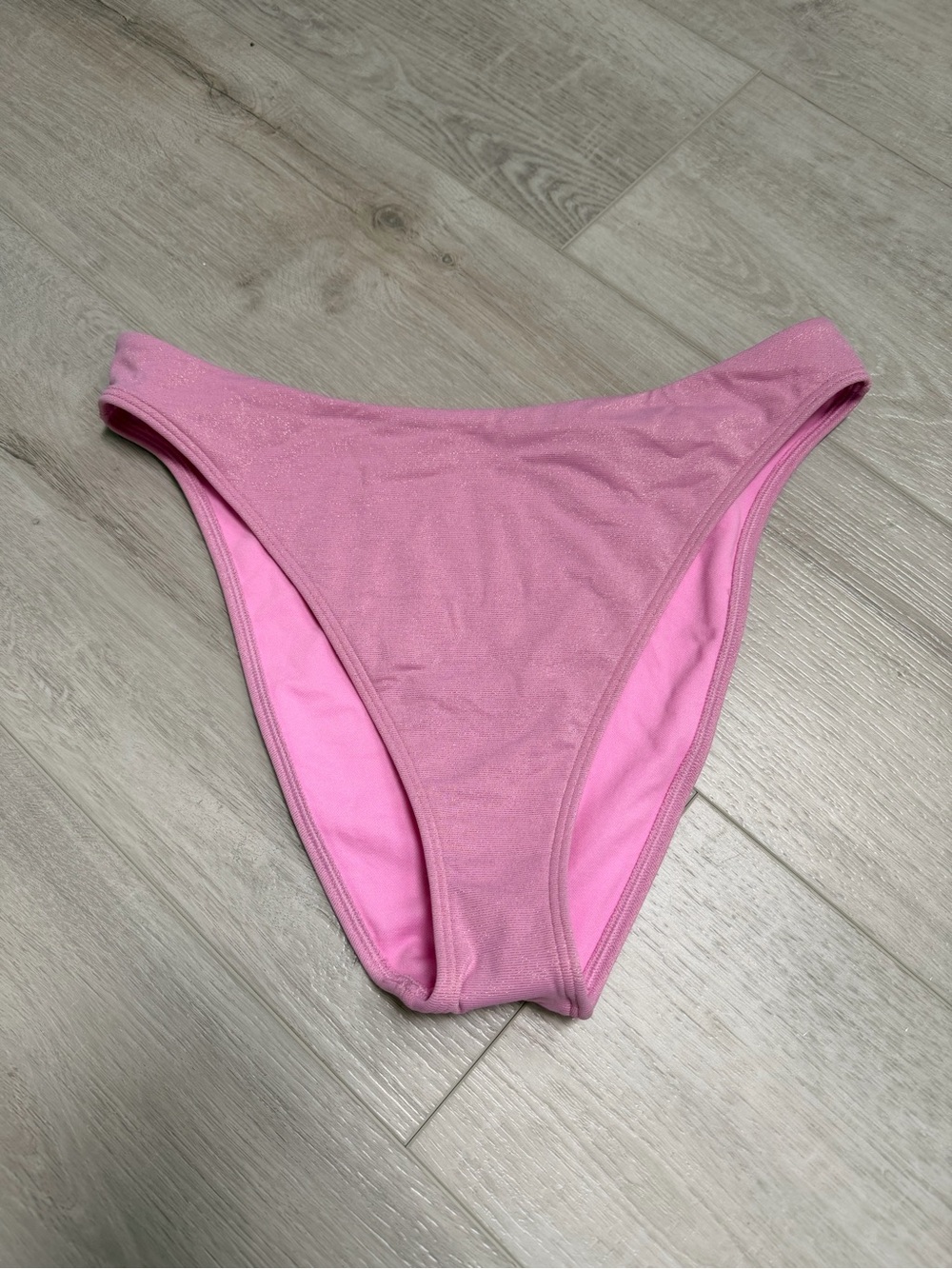Abercrombie & Fitch Light Pink High-Cut Bikini Bottom